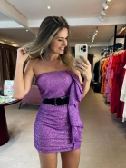 VESTIDO LILAS P TOMARA QUE CAIA